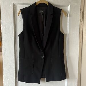 Jcrew crepe suit vest